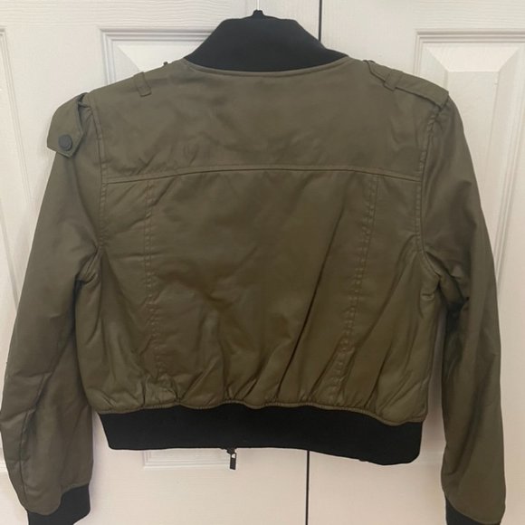 William Rast for Target Army Green Bomber Jacket - Size M - Picture 3 of 3